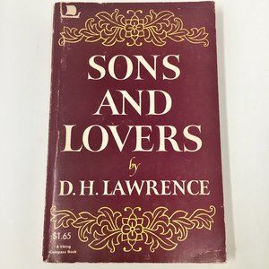 Sons and Lovers by D.H. Lawrence Vintage December 1968 Printing Paperback Book